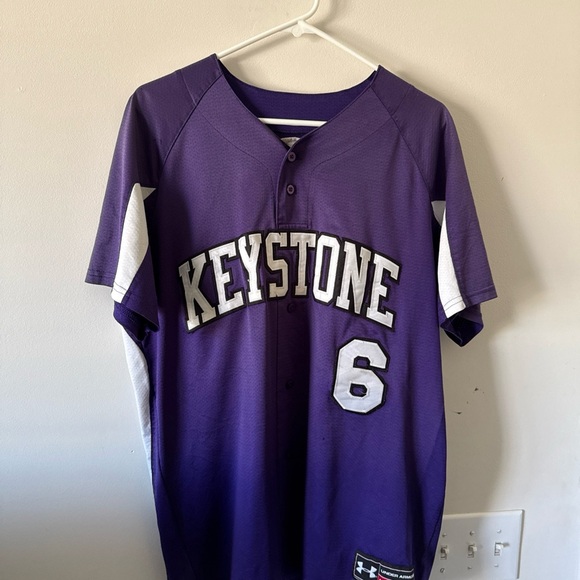 Under Armour Other - Under Armour Purple and White Men's Jersey